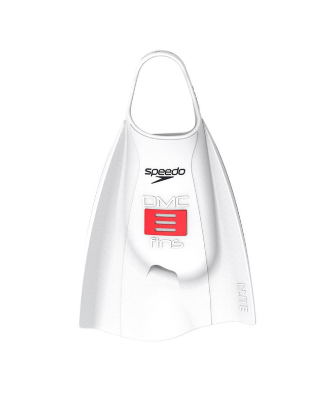 Aletas Speedo Dmc Elite Fin Blanco/Rojo