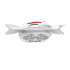 Aletas Speedo Dmc Elite Fin Blanco/Rojo