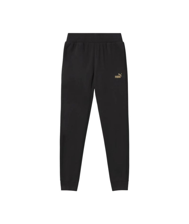 Pantalon Puma Ess+ Textured Foil L Femme Noir
