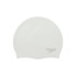 Gorro de Natación Speedo Plain Moulded Silicone Cap Blanco/Plata