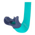 Tubo de snorkel Speedo Bullet Head Snorkel Arctic Glass/Azul