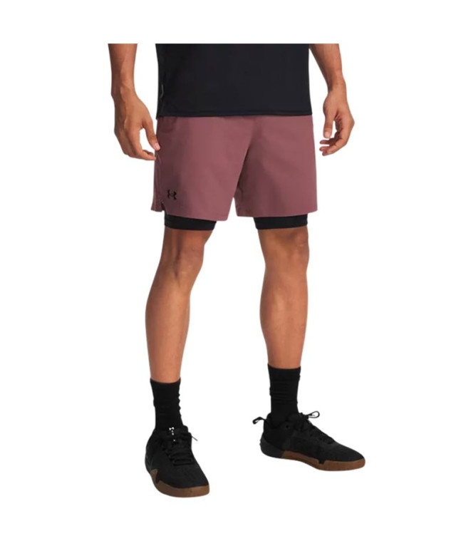 Pantalón de Fitness Under Armour Vanish Woven 2In1 Sts Hombre Marrón
