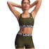 Sujetador Deportivo de Fitness Under Armour Hg Mid Branded Mujer Verde