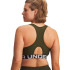 Sujetador Deportivo de Fitness Under Armour Hg Mid Branded Mujer Verde
