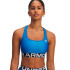 Sujetador Deportivo de Fitness Under Armour Hg Mid Branded Mujer Azul