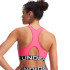 Sujetador Deportivo de Fitness Under Armour Hg Mid Branded Mujer Rosa