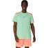 Camiseta de Pádel ASICS Padel Court Ss Top Hombre Verde/Coral
