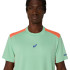 Camiseta de Pádel ASICS Padel Court Ss Top Homem Verde/Coral