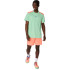 Camiseta de Pádel ASICS Padel Court Ss Top Hombre Verde/Coral