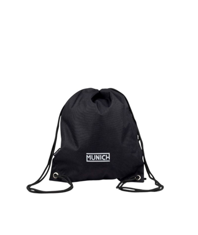 Mochila Munich Gym Sports Recycled Gym Sack Negro