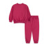 Conjunto Nike Essential Fleece Crew Set Infantil Rosa