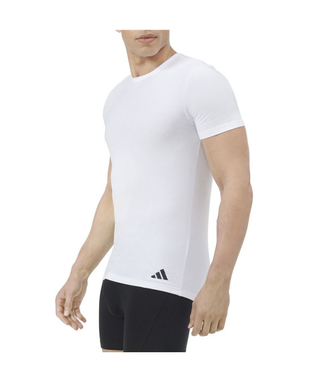 Camiseta Adidas Ss Crew 2P Active Flex Cotton...