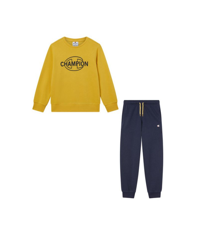 Chándal Champion Sweatsuits Niño Amarillo/Azul