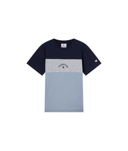 Camiseta Champion Icons Plus Menino Azul