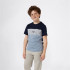 Camiseta Champion Icons Plus Menino Azul