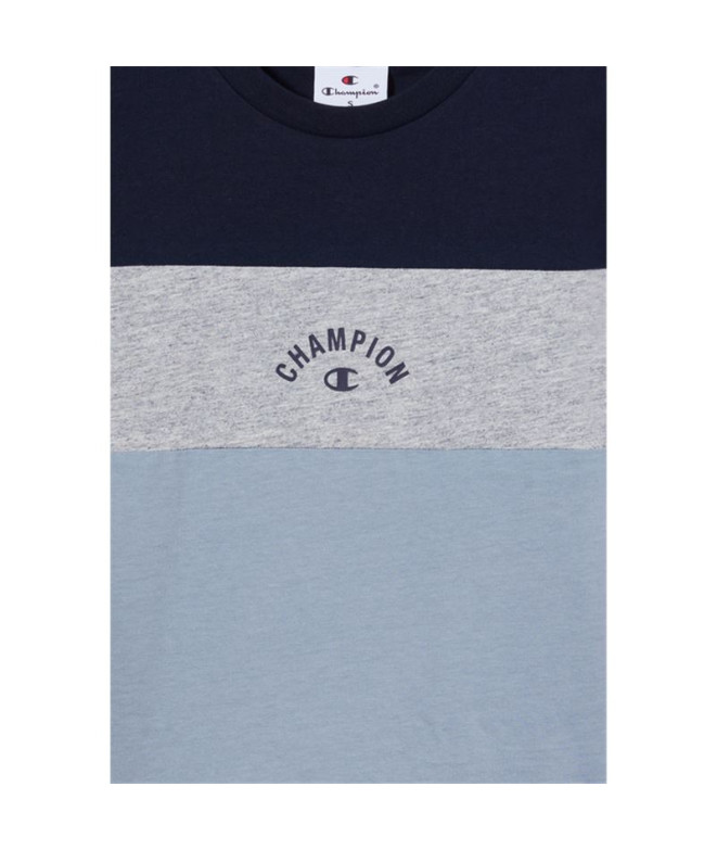 Camiseta Champion Icons Plus Menino Azul