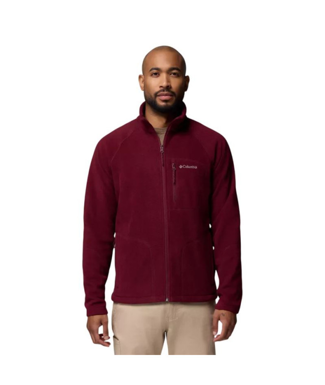 Forro polar Montaña Columbia Fast Trek™ II Full Zip Fleece Hombre Rojo