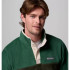 Forro polar Montaña Columbia Sns Mountain™ Half Snap II Hombre Verde