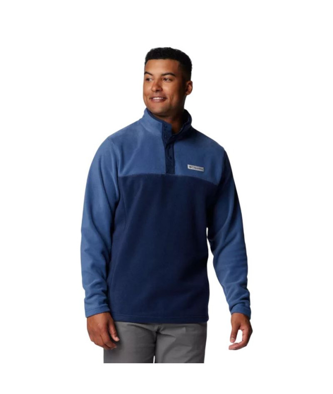 Camiseta de Montanha Columbia Sns Mountain™ Half Snap II Homem Azul