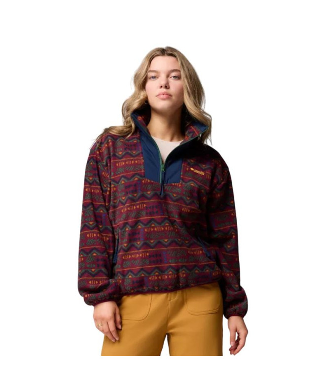 Polaire Montagne Columbia Sequoia Grove™ Printed Half Zip Femme Rouge