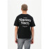 T-shirt Jack and Jones Jjninety Ss Crew Noir Homme