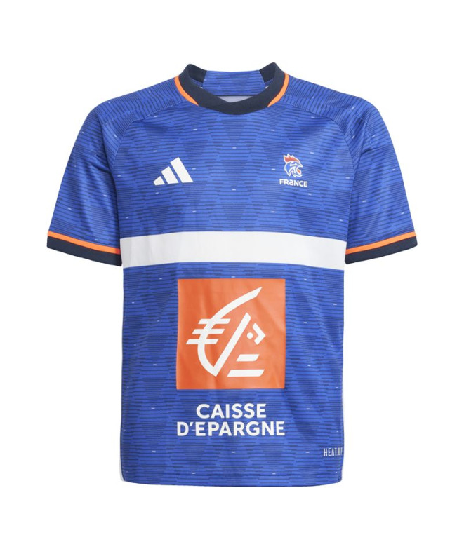 T-shirt de Football adidas Team F Hb Jsy Enfant Bleu