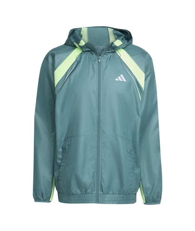 Cortavientos de Fitness adidas Tech App Windb Hombre Azul