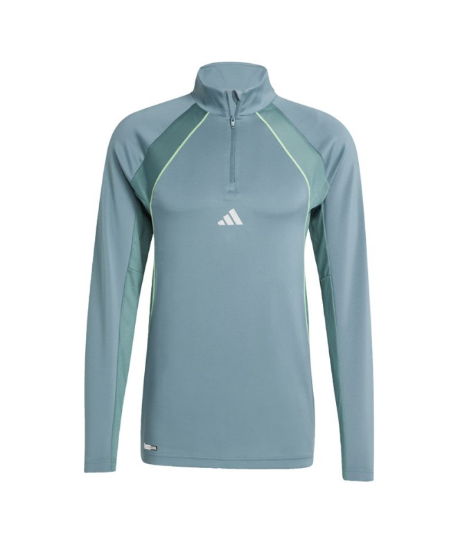 Sudadera de Fitness adidas Tech App 1/4 Z Hombre Azul