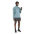 Sudadera de Fitness adidas Tech App 1/4 Z Hombre Azul
