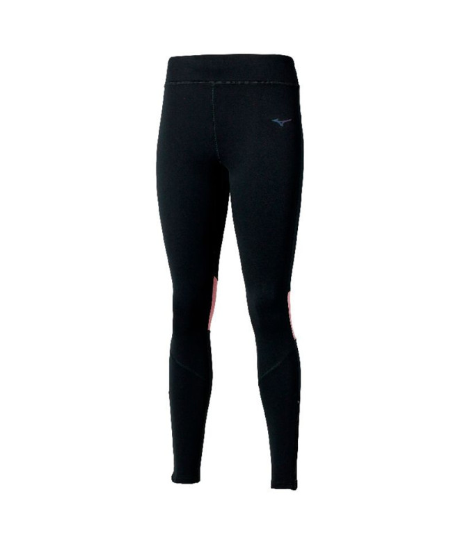 Collants de Running Mizuno Active Warmalite Long Tight Femme Noir / Mauve