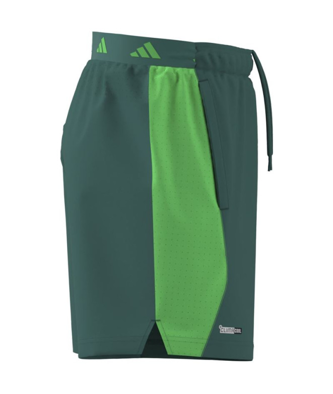 Calça de Fitness adidas Tech App Short Homem Azul