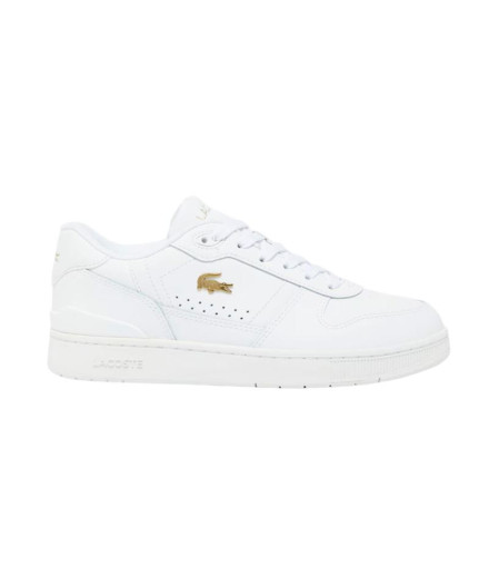 Chaussures Lacoste T-Clip Set 224 2 Sfa Femme Blanc/Doré