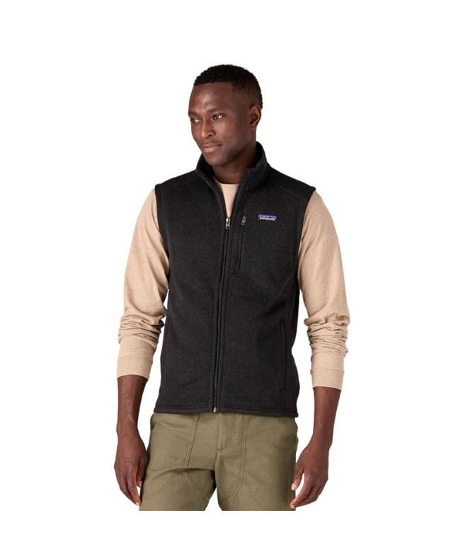 Colete Patagonia Better Sweater Vest Homem Preto