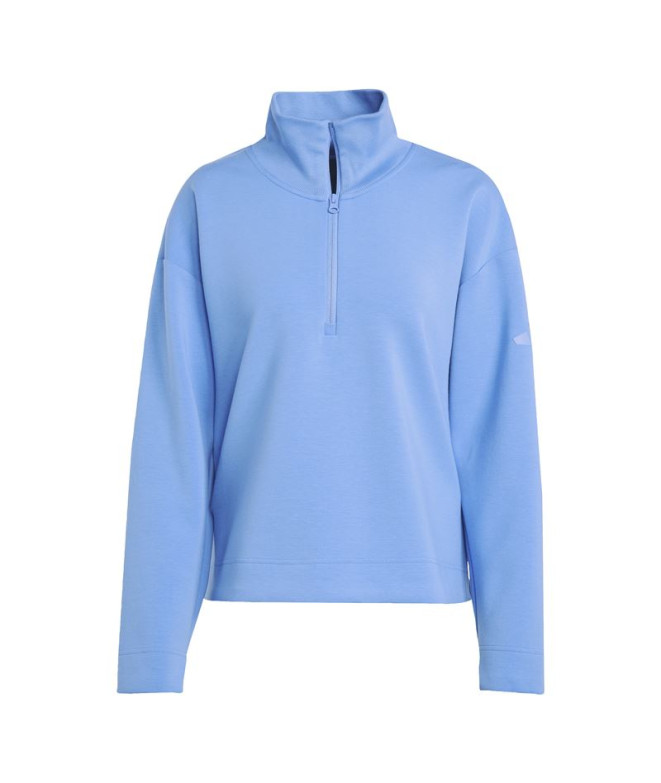 Sweat adidas All Szn SL Qz Femme Bleu