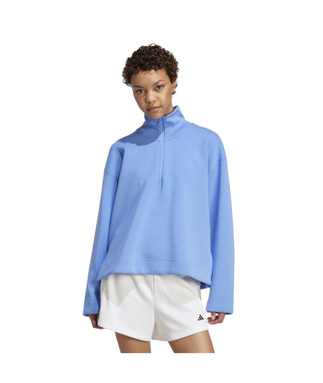 Sweat adidas All Szn SL Qz Femme Bleu