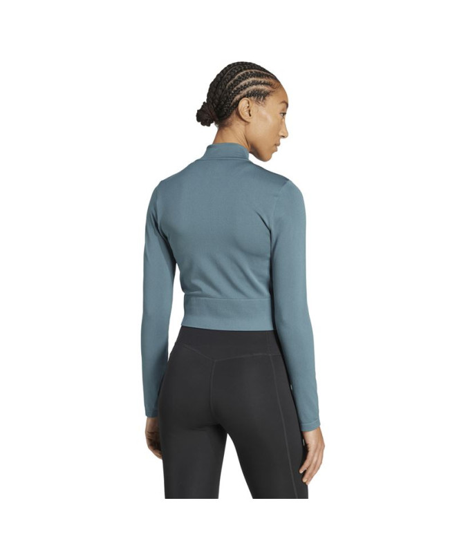 Sweat de Fitness adidas We Knit Femme Bleu