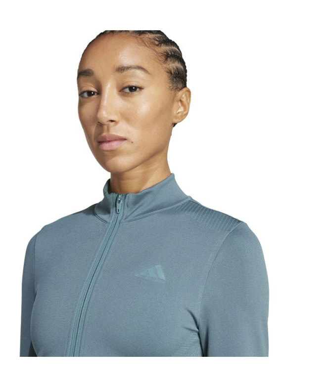 Sweat de Fitness adidas We Knit Femme Bleu