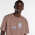 Camiseta New Balance Newbie Chase Brown Homem