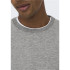 Sweat Only & Sons Onseric Reg 12 Struc Crew Knit Noos Homme Gris clair mélangé W. Gris moyen mélangé