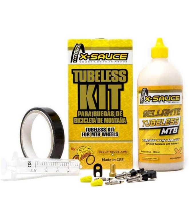 Cinta de Ciclismo X-Sauce Kit Tubeless Mtb V....