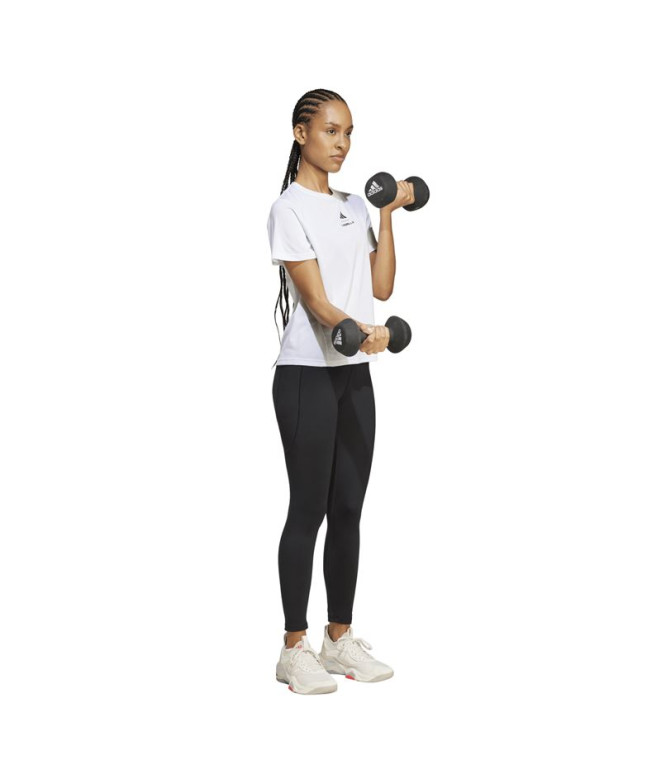 T-shirt de Fitness adidas Lm G Femme Blanc