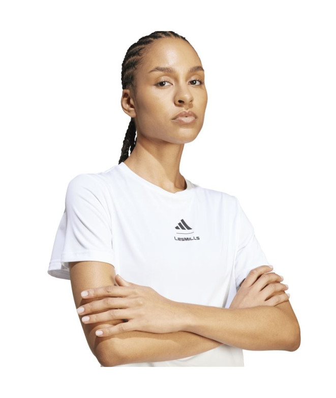 T-shirt de Fitness adidas Lm G Femme Blanc