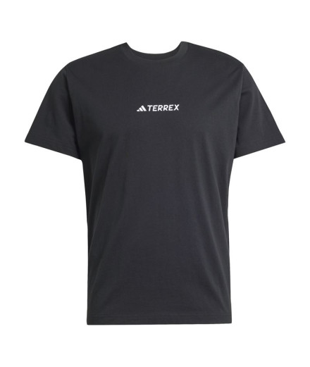 Camiseta de Montanha adidas U Aop Preto