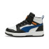 Zapatillas Puma Rebound V6 Mid, White-Cly, Infantil
