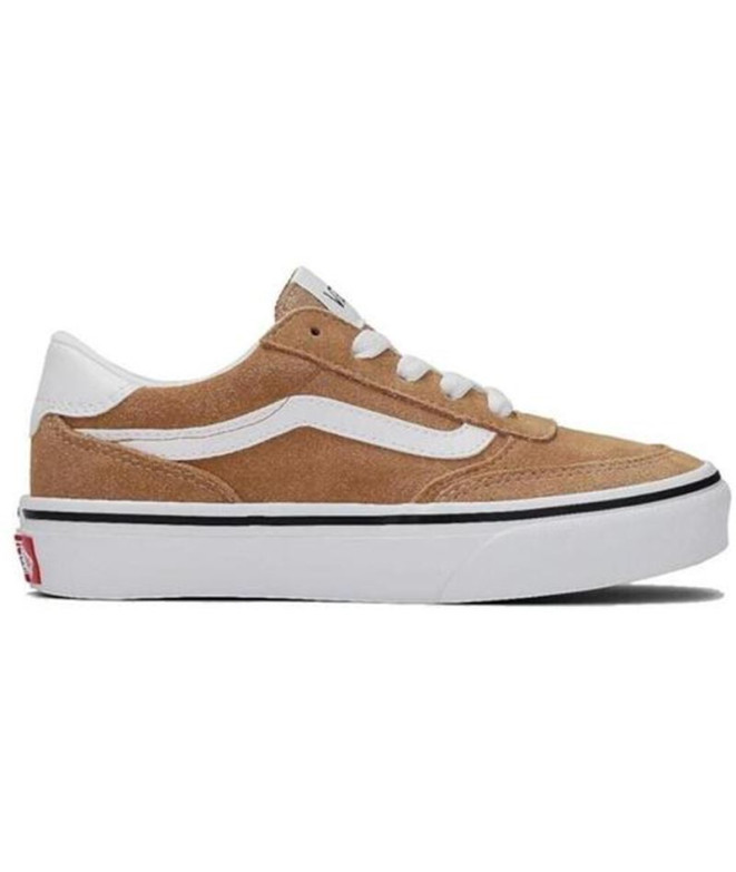 Chaussures Vans Brooklyn Ls Sued Marron Enfant