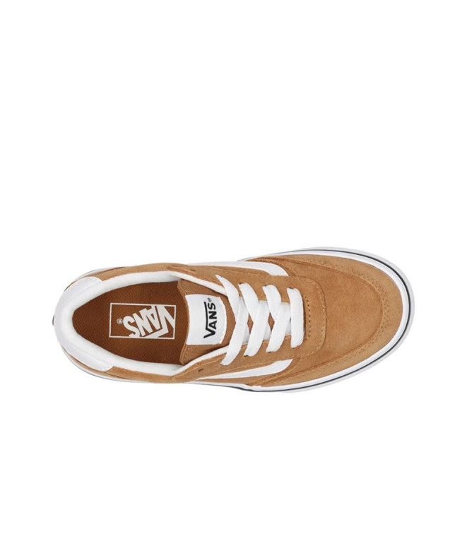 Chaussures Vans Brooklyn Ls Sued Marron Enfant