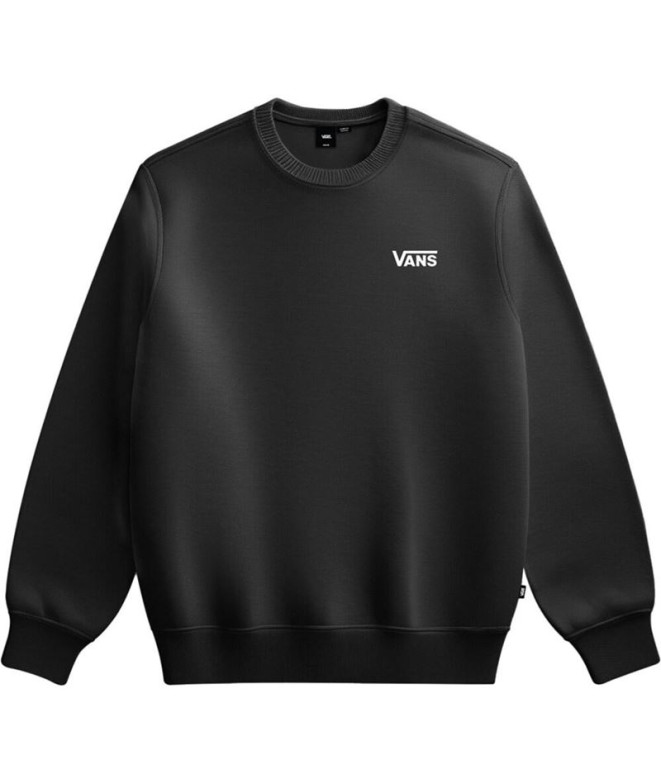 Sweat Vans Left Chest Crew Noir Homme