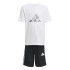 Conjunto de Fitness adidas Lk Tr-Es Pr Set Infantil Blanco