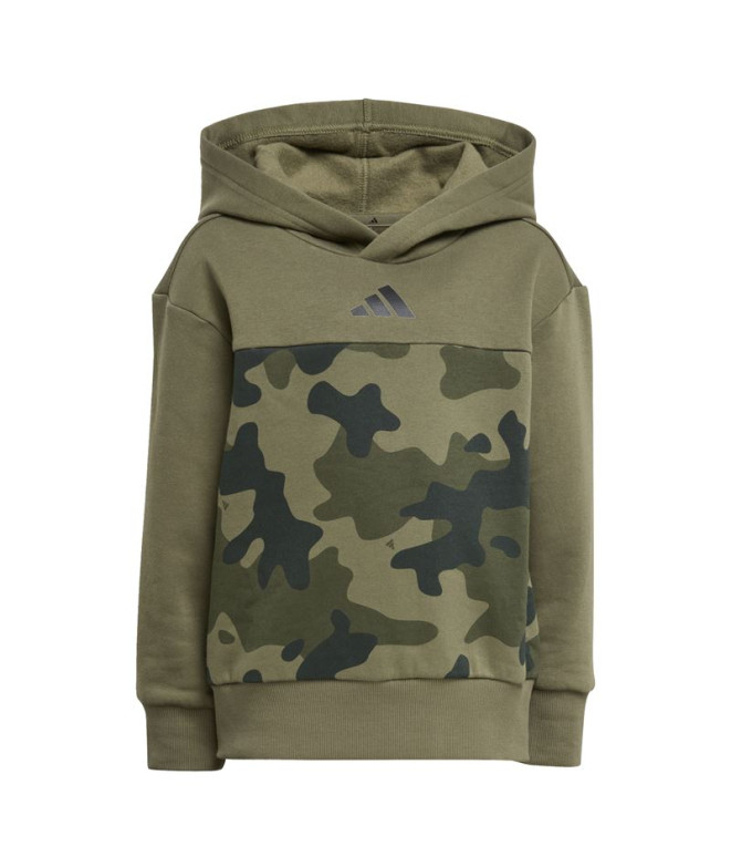 Conjunto adidas Lk Camo Fl Set Infantil Verde...
