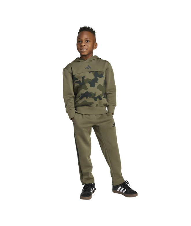 Conjunto adidas Lk Camo Fl Set Infantil Verde...